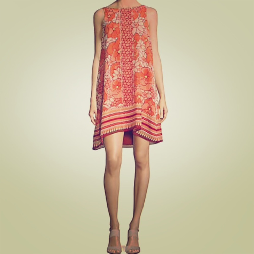 Max Studio Printed Trapeze Dress